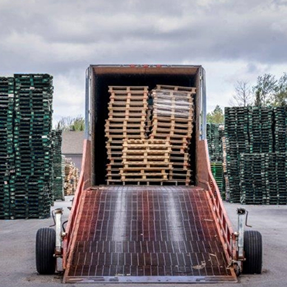 Recycled pallets home